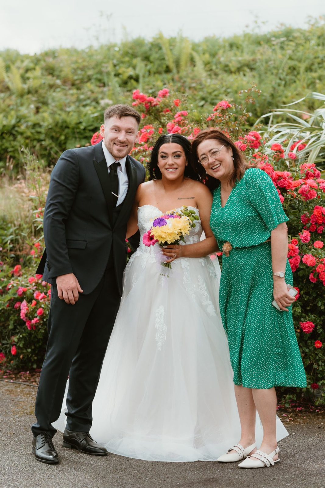 Mairead Vaughan with a couple