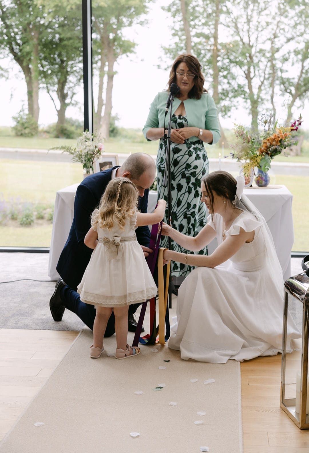 Celtic handfasting ceremony